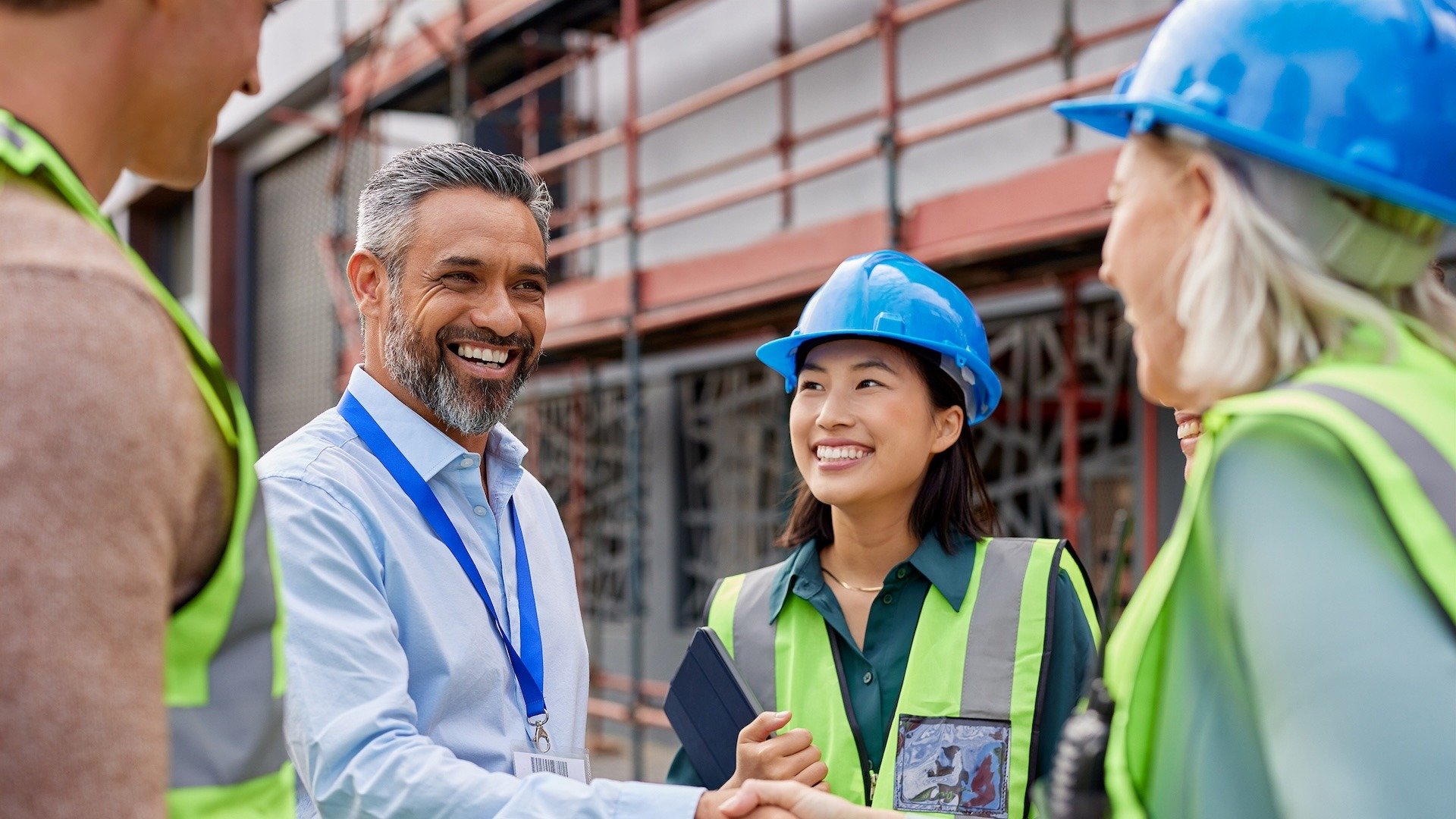 superintendent-greeting-workers